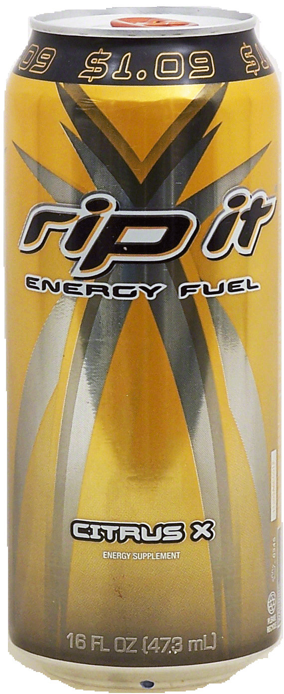 Rip It Citrus X energy fuel, carbonated energy drink Full-Size Picture